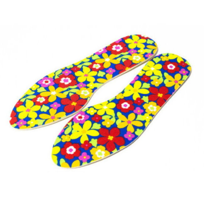 Cushion Latex Insoles-Floral Pattern